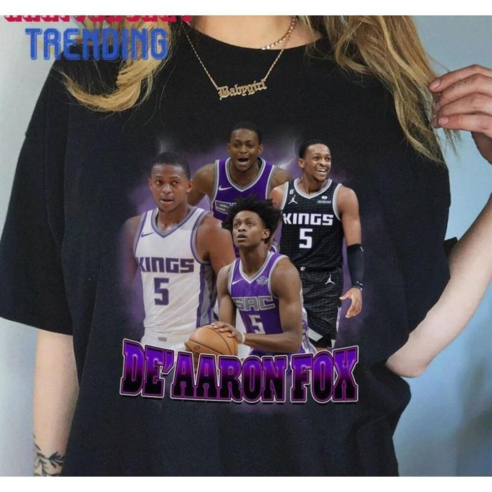 De39 Aaron Fox Shirt De Bootleg 90S Damian Graphic Tee Tshirt - Picture 1 of 4
